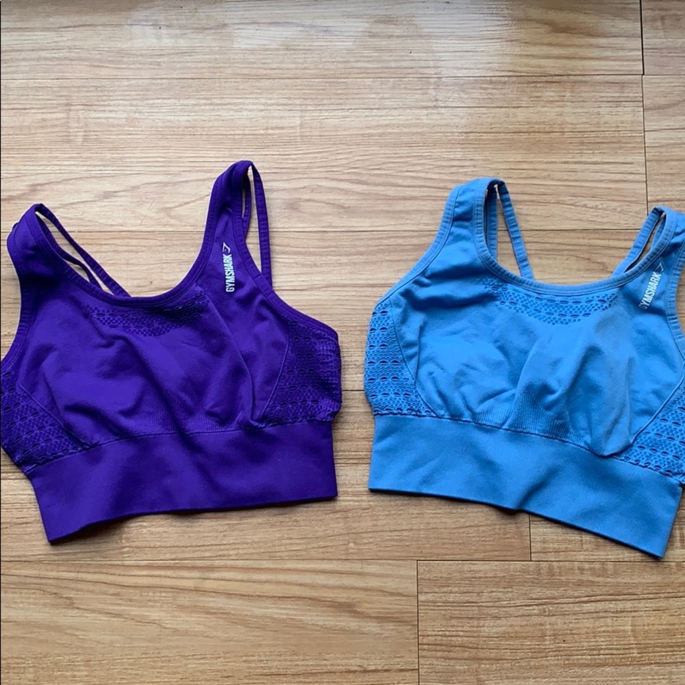 Set of Gymshark Energy Seamless Crop Tops
